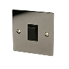 Volex 1G 2W 10AX Sw Black Nickel Flat Plate image.