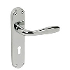 Eclipse Lock Door Handle 710 Series Chrome image.