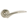 Urfic Door Handle Fantail Satin Nickel image.