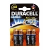 Duracell AA 1.5V Alkaline Battery Pack of 4 image.