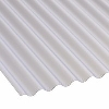 Ariel Vistalux Corrugated Mini PVC Sheet Translucent 1.83x0.66m Pk10 image.