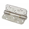 Fire Door Insignia Hinge Grade 13 Satin SS Radius 102 x 76mm Pack of 3 image.