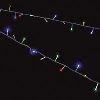 120 x Multicolour Christmas Lights String with Clear Cable image.