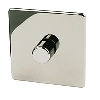 Crabtree 1G 2W 250W Dimmer Black Nickel image.