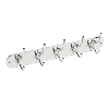 Hat &amp; Coat Rack Polished Chrome 440 x 60mm image.