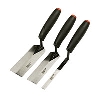 Forge Steel Edging Trowel Set 3Pc image.