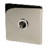 Crabtree 1G 2W 10AX Toggle Sw Black Nickel image.