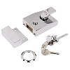 Yale Night Latch Chrome-Plated 60mm Backset image.