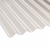 Ariel Vistalux Corrugated ASB 3" PVC Sheet Clear 2.74 x 0.76m Pk10 image.