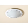 White Circular Ceiling Light image.