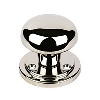 Urfic Mortice Knob Polished Nickel 64mm image.