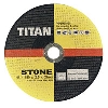 Titan Stone Cutting Disc 180 x 2.5 x 22mm Pack of 5 image.