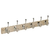 Ball End Hat &amp; Coat Rack Chrome 680 x 140mm image.