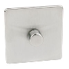 Crabtree 1G 2W Dimmer Brushed Chrome 250W image.