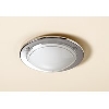 Chrome Circular Ceiling Light image.