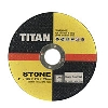 Titan Stone Cutting Disc 125 x 2.5 x 22mm Pack of 5 image.