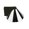 Conical Door Stop Bright Chrome Pack of 2 image.