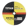 Titan Metal Cutting Disc 230 x 2.5 x 22mm Pack of 5 image.