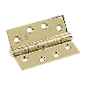 Fire Door Hinge Grade 13 Brass 102 x 76mm Pack of 3 image.