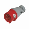 380-415V MK Commando Interlocked Straight Plug 3P+E+N (IP44) image.