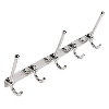 Coat Hook Rail Polished Chrome Effect 395 x 125mm image.