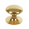 Lorenzo Polished Brass Door Knob 38mm Pack of 5 image.