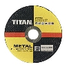 Titan Metal Cutting Disc 125 x 2.5 x 22mm Pack of 5 image.