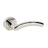 Door Handle Lever on Rose Polished Chrome image.