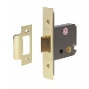 Mortice Flat Latch Polished Brass 63mm image.