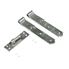 Gate Hinge Pr Straight Spelter Galvanised 40x380x150mm image.