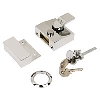 Yale Narrow Night Latch Chrome-Plated 60mm Backset image.