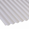 Ariel Vistalux Corrugated Mini PVC Sheet Translucent 3.05 x 0.66m Pk10 image.
