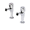 Ellipse Rounded Head High Neck Sink Tap Pair image.