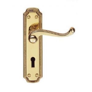 Image for Shaped Regency Handle on Plate.