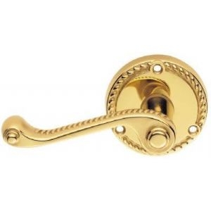 Image for Lever on round rose - Georgian Suite.