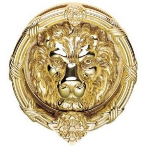 Image for Lion Head Door Knocker (ORNATE).