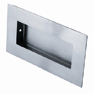 Image for Stainless Steel Rectangular Flush Pull.