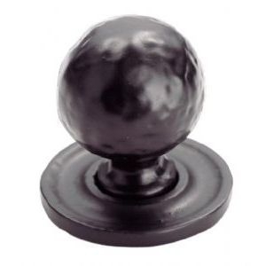 Image for Hammered Pattern Ball Knob on Round Rose.