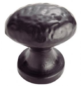 Image for Hammered Finish Oval Knob.