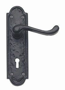 Image for Turnberry Antique Lever Lock on Backplate.