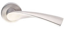Image for Stainless Vector Lever on Rose.