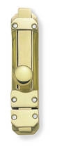 Image for Heavy Surface Bolt Polished Brass.