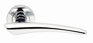 Image for Horn Door Handle on Rose.