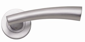 Image for Garda Door Handle on Rose.