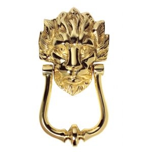 Image for Lion Head No. 10 Door Knocker (Old English Style).