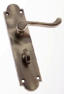 Image for Scroll Lever Bathroom Furniture on Plate.