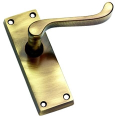 Image for Scroll Lever Latch Furniture on Plate.