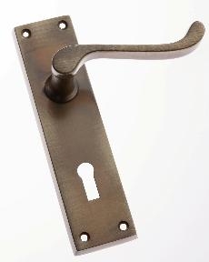 Image for Scroll Lever Lock Furniture on Plate.