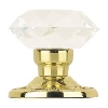 Acrylic Faceted Mortice Knob image.