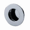 Stainless Steel Round Flush Pull (large) image.